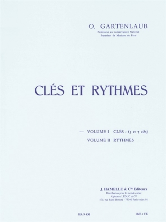 Cls et rythmes volume 1 5 cles et 7 cles