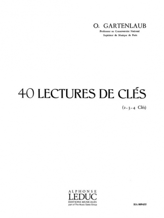 40 Lectures de Cls pour tous les instruments