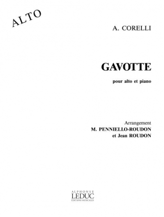 CORELLI/PENNIELLO GAVOTTE ALTO ET PIANO