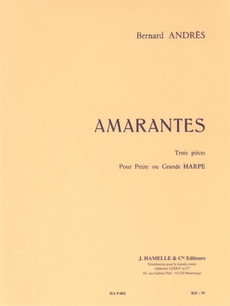 Amarantes pour harpe ou harpe celtique