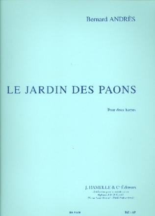 Jardin de Paons pour 2 harpes 2 partitions