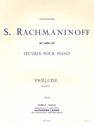 RACHMANINOFF PRELUDE OP3 N02 PIANO