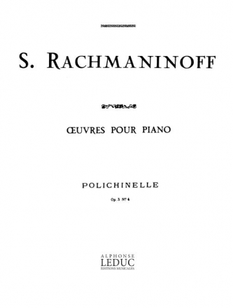 RACHMANINOFF POLICHINELLE OP3 N04 PIANO