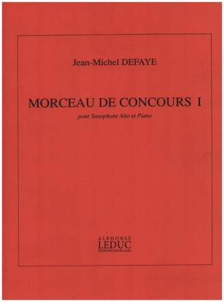 Morceau de Concours vol.1 pour saxophone alto et piano