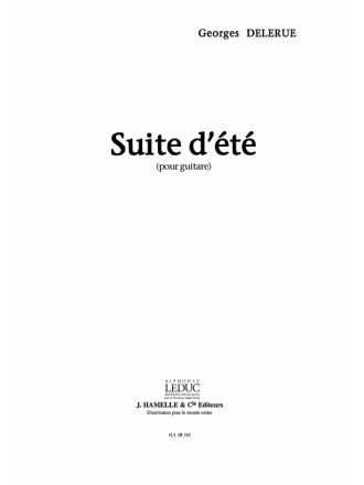 DELERUE SUITE D'ETE GUITARE