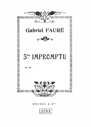 FAURE IMPROMPTU N05 PIANO