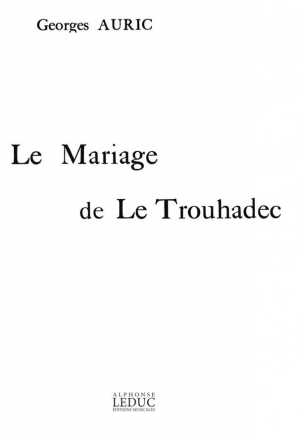 AURIC MARIAGE DE LE TROUHADEC PIANO