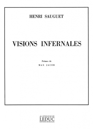 SAUGUET VISIONS INFERNALES CHANT ET PIANO