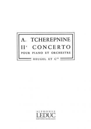 TCHEREPNINE CONCERTO N02 OP26 PIANO PARTITION D'ORCHESTRE IN 16 (POCHE) PH296