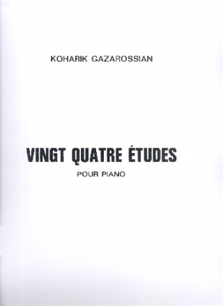 24 Etudes pour piano