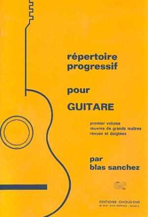 Rpertoire progressif vol.1 pour guitare