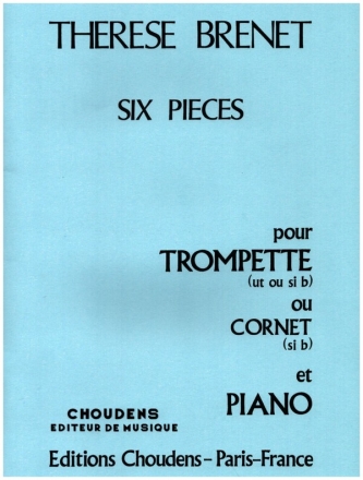 6 Pieces pour trompette (cornet) et piano