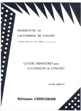 4 Miniatures pour accordon de concert