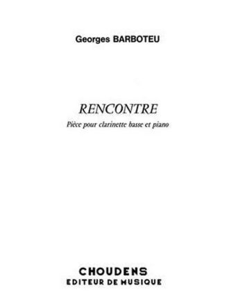 Georges Barboteu, Rencontre Bass Clarinet and Piano Buch