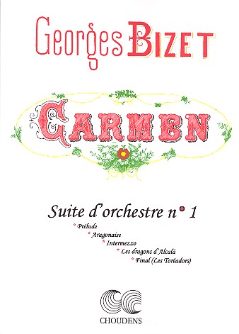 Carmen suite no.1 pour orchestre partition