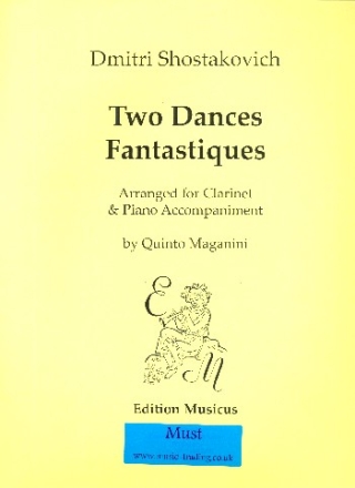 2 Dances fantastiques for clarinet and piano