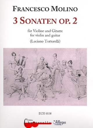 3 Sonaten op.2 fr Violine und Gitarre