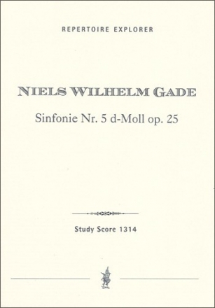 Sinfonie d-Moll Nr.5 op.25 fr Orchester Studienpartitur