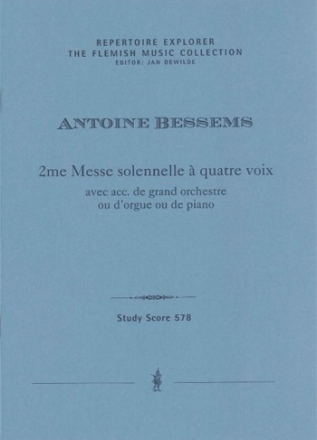 Bessems, Antoine 2me Messe solennelle  quatre voix (Partitur und Stimmen)