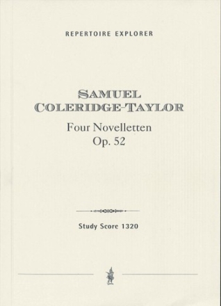 Four Novelletten op.52 fr Streichorchester Studienpartitur