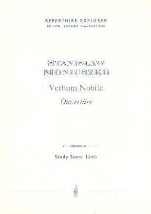 Ouvertre zu Verbum nobile fr Orchester Studienpartitur