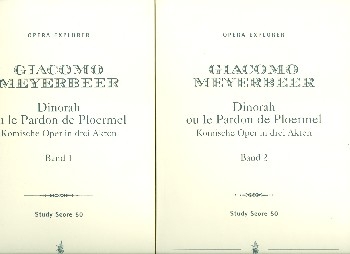 Dinorah ou le Pardon de Ploermel Studienpartitur (2 Bnde)