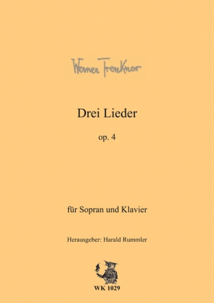 Trenkner, Werner Drei Lieder fr Sopran op. 4