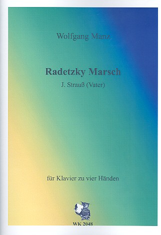 Radetzky-Marsch op.228 fr Klavier zu 4 Hnden Spielpartitur