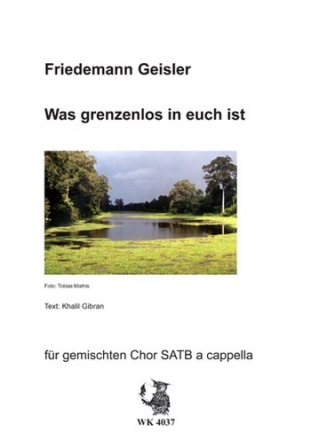 Geisler, Friedemann Was grenzenlos in euch ist (Text: Gibran, Khalil) fr SATB