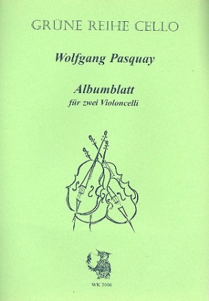 Albumblatt fr 2 Violoncelli Partitur