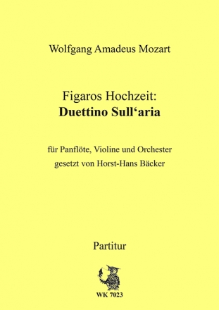 Bcker, Horst-Hans Mozart - Figaros Hochzeit - Duett Sull'aria - fr Panflte, Violine un