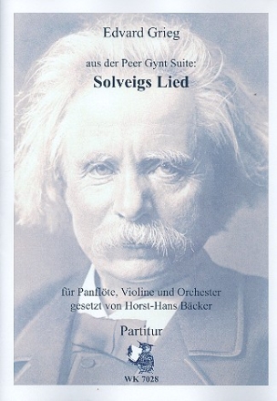 Solveigs Lied fr Panflte, Violine und Orchester Partitur