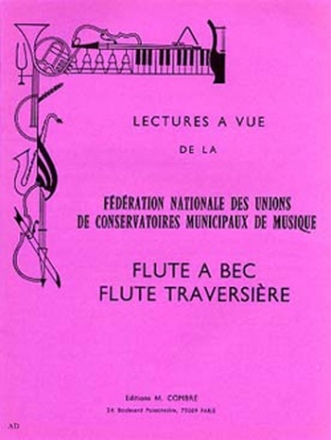 Lectures  vue F.N.U.C.M.U. flte traversire Partition