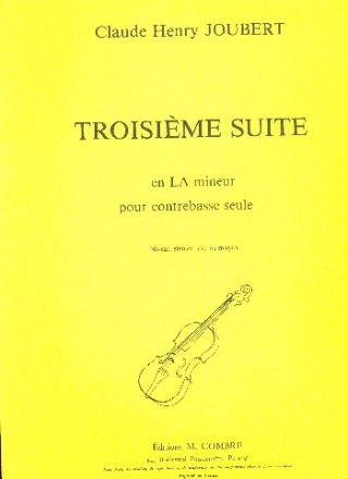 Suite en la mineur no.3 pour contrebasse