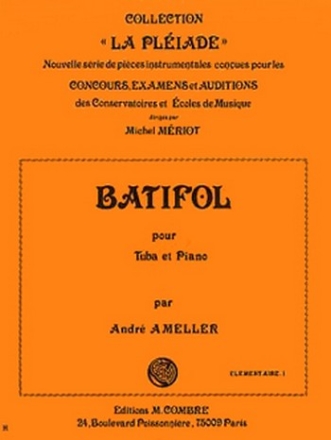 AMELLER Andr Batifol tuba et piano Partition