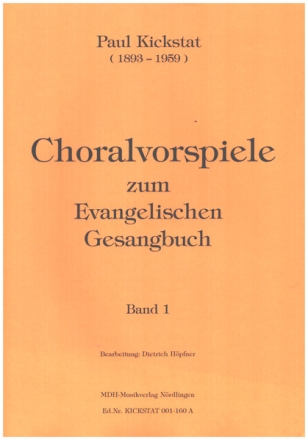 Choralvorspiele zum EG - Band 1 fr Orgel solo