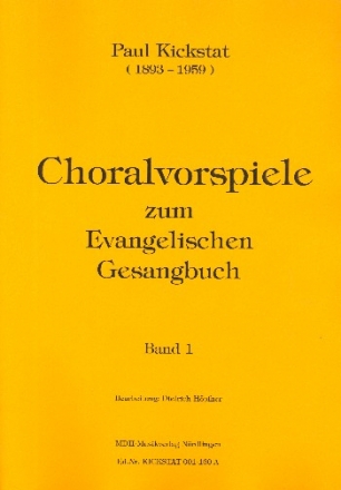 Choralvorspiele zum EG - Band 1 und 2 fr Orgel