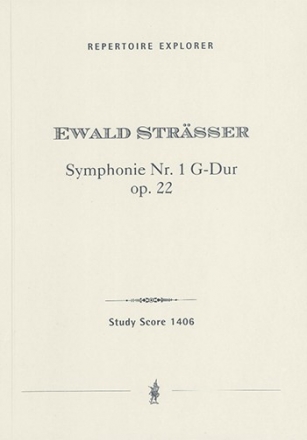 Symphonie Nr.1 G-Dur op. 22 fr Orchester Studienpartitur