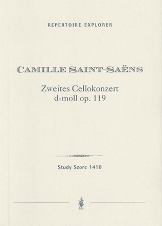 Konzert d-Moll op.119 fr Cello und Orchester Studienpartitur