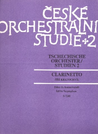 Tschechische Orchesterstudien Band 2 - Dvorak Orchesterwerke fr Klarinette