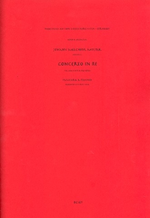 Concerto in Re per corno in re et orchestra Partitur und Stimmen