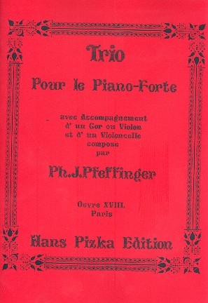 Trio pour cor (violon), violoncell et piano partition et parties