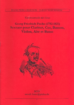 Sextett Es-Dur op.36 fr Klarinette, Horn, Fagott, Violine, Viola und Ba Partitur und Stimmen