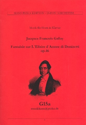 Fantaisie sur l'elisire d'amore di Donizetti op.46 fr Horn und Klavier