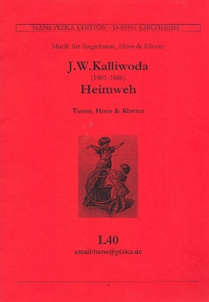 Heimweh fr Tenor, Horn und Klavier Partitur und Stimmen