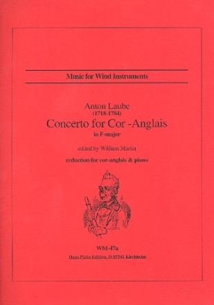 Concerto f major for cor anglais and orchestra for cor anglais and piano