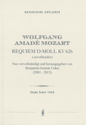 Requiem d-Moll KV626 fr Soli, gem CHor und Orchester Studienpartitur