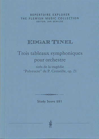 Tinel, Edgar Drei symphonische Tongemlde fr Orchester op. 21 orch