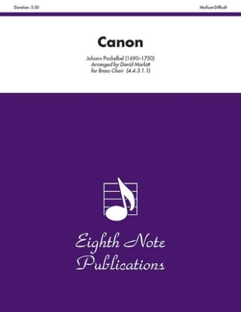 Canon for brass choir (4 horns, 4 trumpets, 3 trombones, euphonium, tuba score and parts