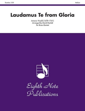 Antonio Vivaldi (Arr, David Marlatt) Laudamus Te from Gloria 2 Trp | Hrn | Pos | Tub